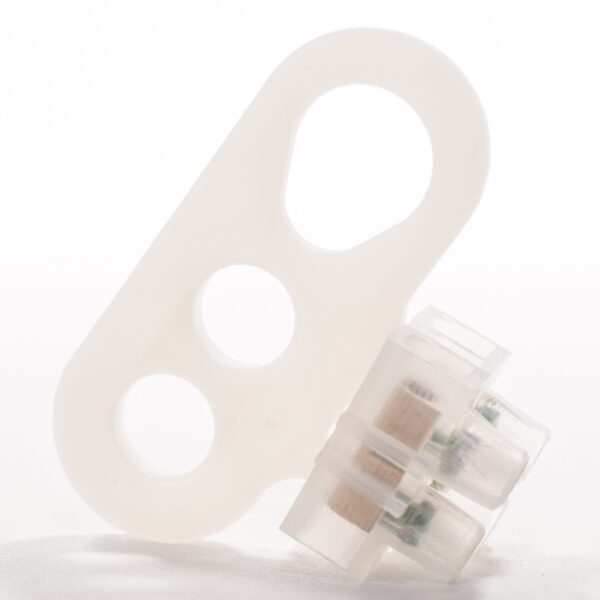 dreilochscheibe zugentlastung halterung leuchtenklemme lüsterklemme