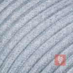Textilkabel Pendellampe Hellgrau, Textilkabel mit Lampenfassung aus Thermoplast und Eurostecker