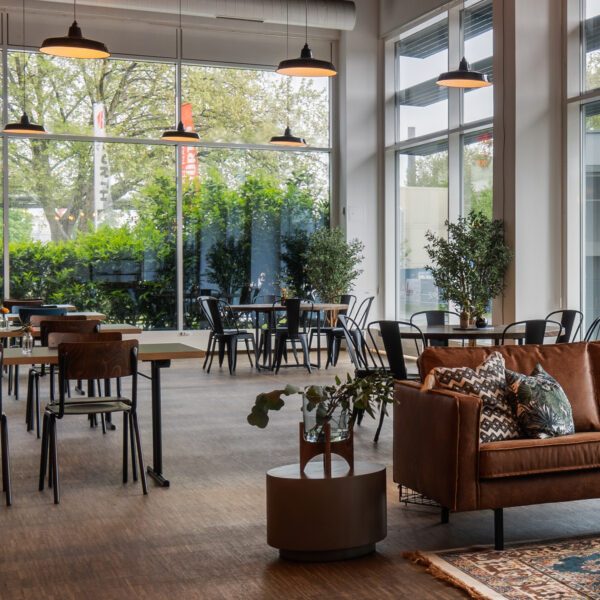 Industrielampe im Restaurant