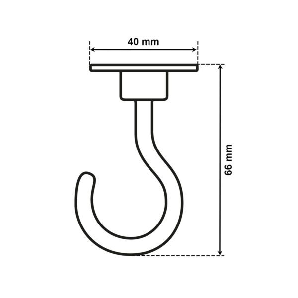 Deckenhaken aus Messing, Relight Hook Up Drawing