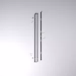 Komponenten für Baldachin für Lampe Rechteckig 80cm, Abzweigdose mit 2 Kabelauslässen - Weiß
