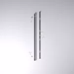 Komponenten für Slim Rectangle Baldachin für Lampe Rechteckig 80cm, Abzweigdose mit 2 Kabelauslässen - Weiß