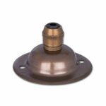 Abdeckplatte für Lampe, Lampen Baldachin aus Messing inkl. Zugentlastung aus Messing | Old English