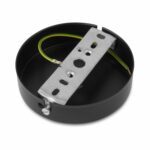 Innenteil von Deckenbaldachin Schwarz mit 1 kabelauslaessen