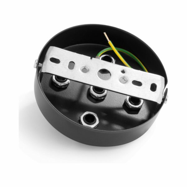 Deckenbaldachin Schwarz 100cm - Für Mehrere Pendelleuchten & DIY-Lichtkonzepte