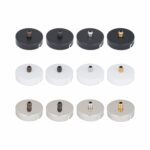 Kollektion von Deckenbaldachin mit 1 Kabelauslaessen inkl. Zugentlastung aus messing