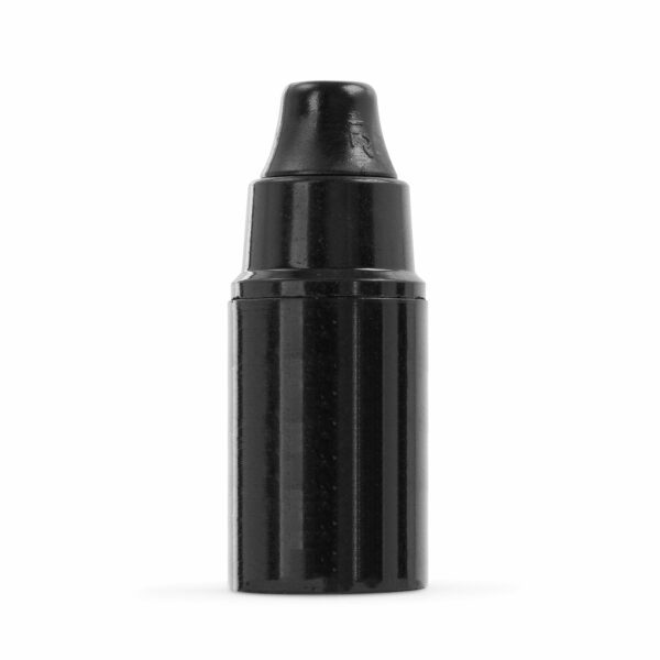 Glattmantel Lampenfassung E14 aus Bakelit, schwarz mit Zugentlastung