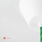 Lampen Baldachin Kunststoff konisch, weiß, mit Dreilochscheibe 3