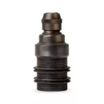 Vintage Gewindemantel 2 Gewinderinge Lampenfassung E14 aus Messing Antik-gebürstet Finish