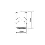 dimensionen-fuer-aufputz-kabelhalter-fuer-textilkabel-affenschaukel-decken-und-wandpin