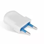Flachstecker Kunststoff ähnl. Eurostecker 250V/10A, weiß