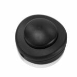Fußschalter 1-pol., 250V/2A, für 2- und 3-adrige Kabel, schwarz