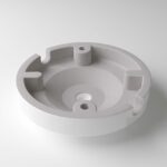 Innen für Lampen Baldachin New Modern 10cm Weiß Glasiert