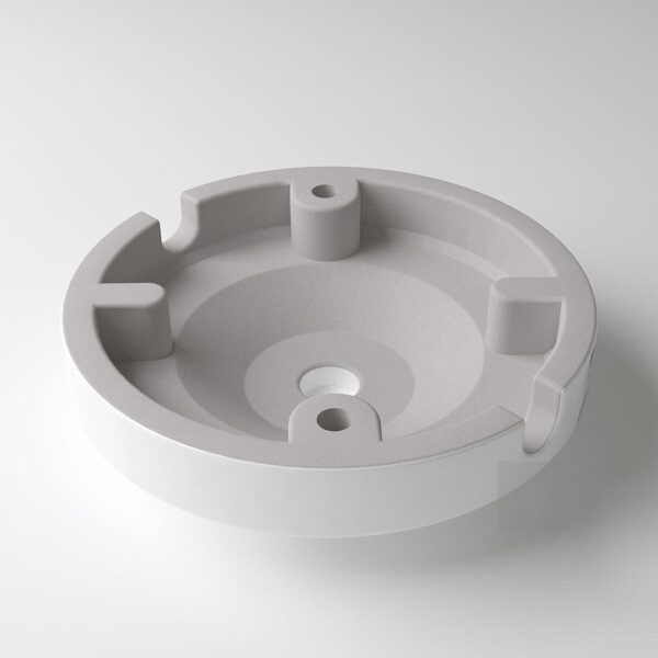 Lightstock Rosa A Soffitto In Porcellana New Modern, Bianco, Diametro 10 Cm, Con Viti E Tasselli