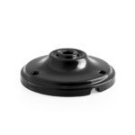 Lampen Baldachin aus Porzellan, 10.7cm, schwarz glasiert 2