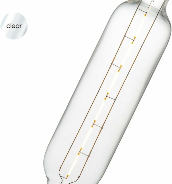 Nahaufnahme Retro LED-Lampenröhre E27 Dimmable