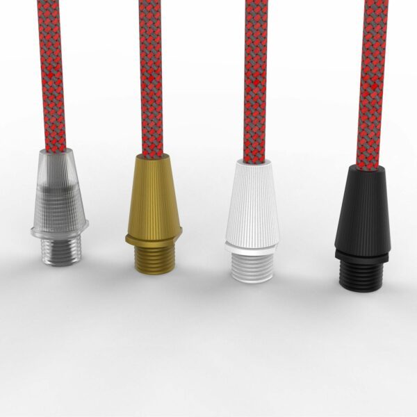 Sammlung für Klemmnippel für Textilkabel, Zugentlastung, M10 Gewinde