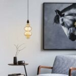 Vintage E27 LED Filament Glühbirnenspirale Amber 4W Dimmable 2