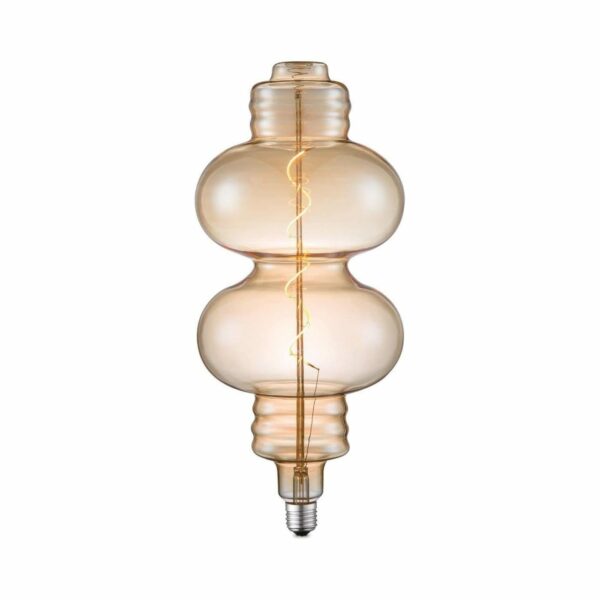 Vintage E27 LED Filament Glühbirnenspirale Amber 4W Dimmable