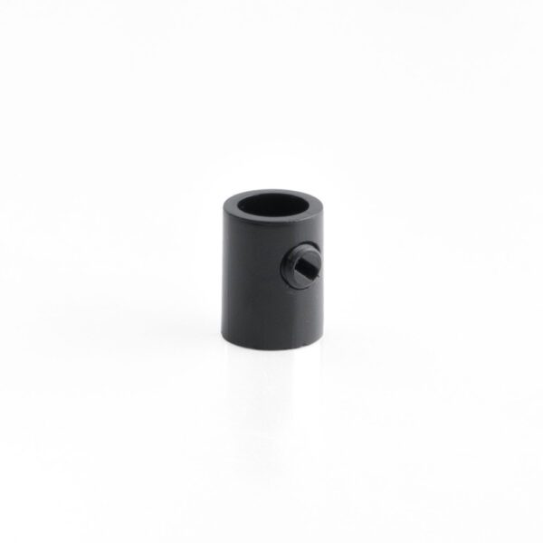 Klemmnippel Kunststoff (female), Zugentlastung mit Innengewinde M10x1, schwarz