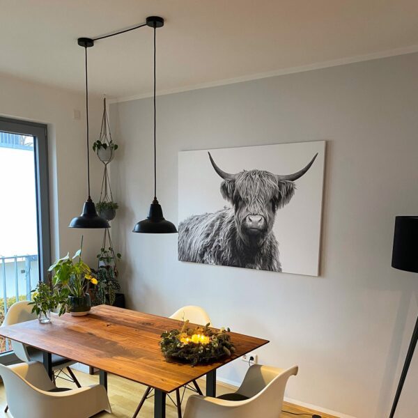 Relight Newton über dem Esstisch