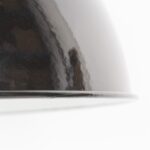 Große Vintage Industrieleuchte aus emailliertem Stahlblech, 52cm 3