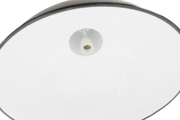 Große Vintage Industrieleuchte aus emailliertem Stahlblech, 52cm 4