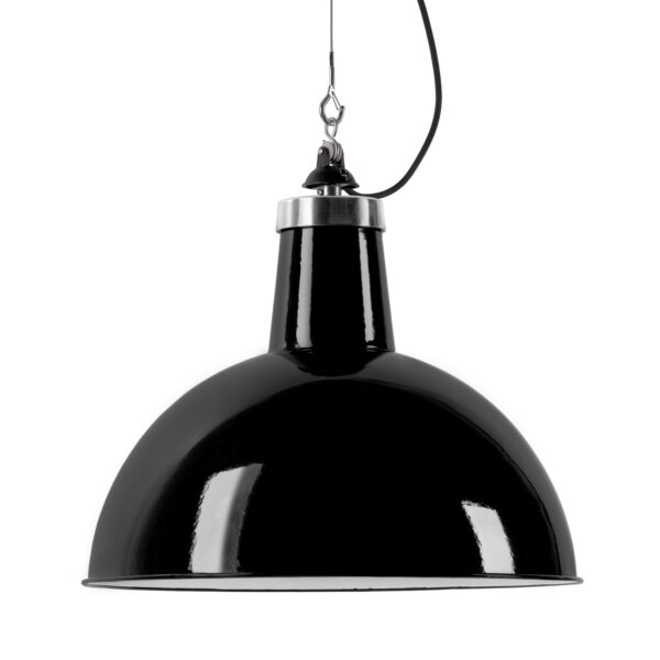 Relight 52, Große Industrielampe aus emailliertem Stahlblech, 52cm