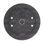 Montageplatte für Aufputz-Schalter Serien, ABS schwer entflammbar (UL 94), 3D-Druck, Schwarz