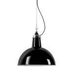 Relight 52, Große Vintage Industrieleuchte aus emailliertem Stahlblech, 52cm