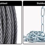 Stahlseil Stahlkette