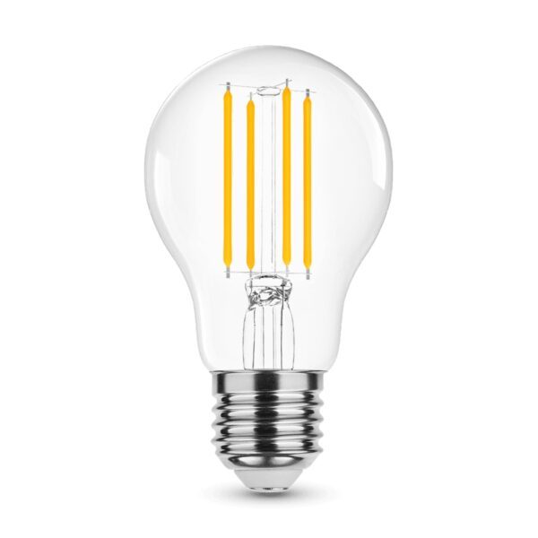 E27 LED Filament Lampe, A60, 8W