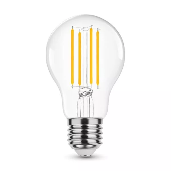 E27 LED Filament Lampe, A60, 8W