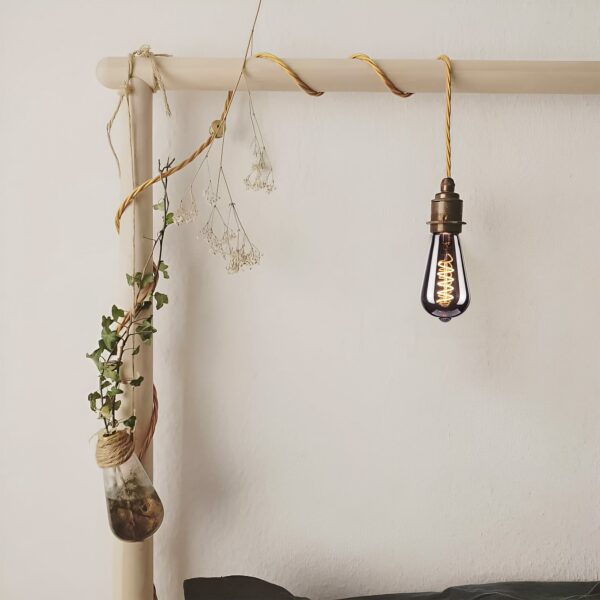 LED Filament Leuchtmittel, SPIRAL, Edison ST64, E27, 4W, 40lm, 1800K, dimmbar