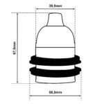 dimensionen-fuer-gewindemantel-lampenfassung-e27-aus-bakelit-mit-zugentlastung-and-grossen-gewinderingen