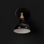 Relight Bell W1, Vintage Wandleuchte mit emailliertem Lampenschirm,  13,5cm