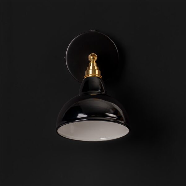 Relight Bell W1, Vintage Wandleuchte mit emailliertem Lampenschirm,  13,5cm