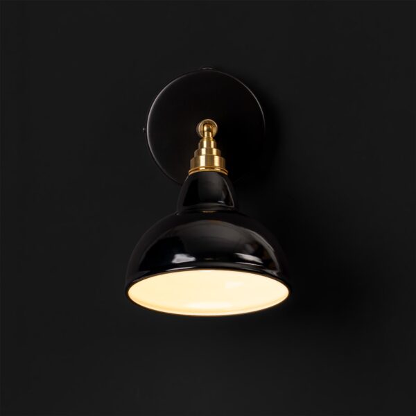 Relight Bell W1, Vintage Wandleuchte mit emailliertem Lampenschirm,  13,5cm