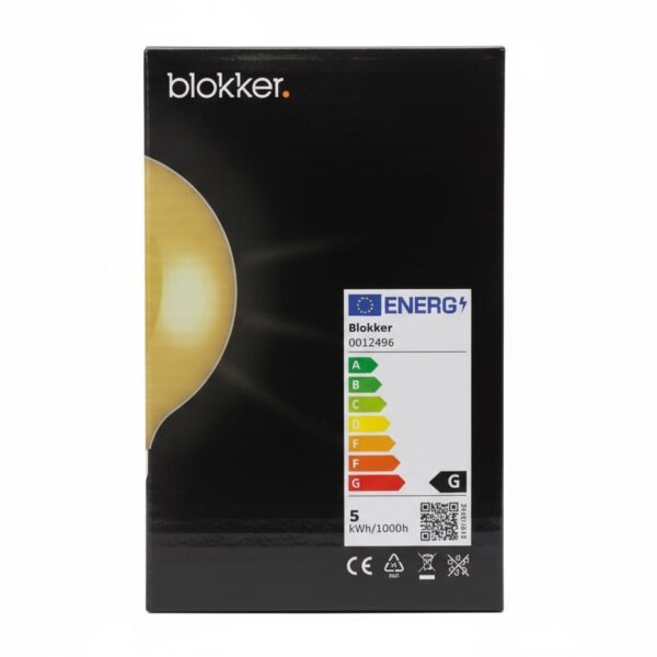 Blokker LED Filament Leuchtmittel, SPIRAL, gold getönt Globe G95, E27, 4.9W, dimmbar 3