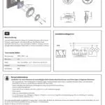 Installationsanleitung für UP6W-UP6S