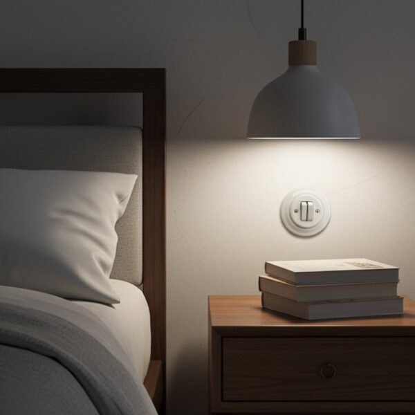 1-fach Rahmen Weiss im Schlafzimmer