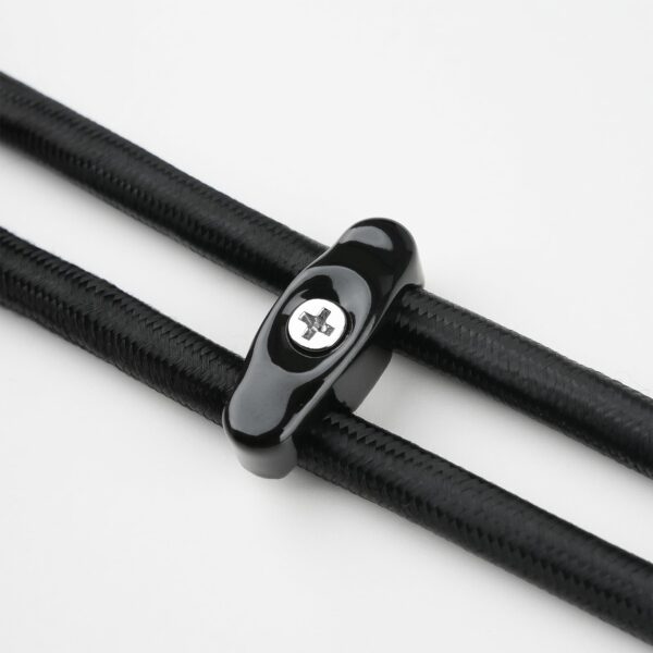 Lightstock Retro Porzellan-Kabelhalter für 2 Leitungen 2