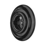 Lightstock Retro Unterputz-Antennendose aus Porzellan, 3-Loch, Schwarz 3