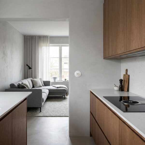 Lightstock Design Unterputz-Serienschalter aus Porzellan Weiß mit Messing-Kippschalter, 2-Fach, 2-Wege 4