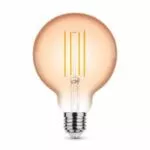 Dekorative E27 LED Filament Lampe, G95 Amber