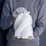 Größe für einen Spirallampenschirm aus PLA, satiniert