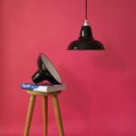 Hängelampe industrie stil mit Emaille-Lampenschirm schwarz Relight Newton