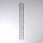 Komponenten für Baldachin für Lampe Rechteckig 1100cm, Abzweigdose mit 3 Kabelauslässen - Weiß