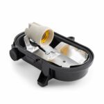 Wandleuchte aus Bakelit Innenansicht